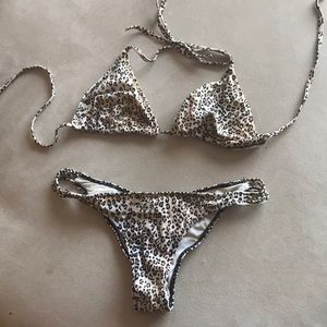 Victoria’s Secret L leopard bikini!